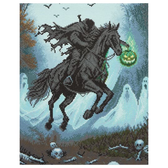 16" x 20" Headless Horseman Diamond Art Kit by Make Market®